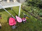 Puky Driewieler Roze met Duwstang, Ophalen, Gebruikt, Duwstang