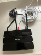 Wi-fi router (TP-Link) en versterker (Sitecom) met toebehore, Ophalen, Gebruikt, Router, TP Link