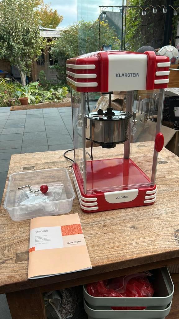 Klarstein Popcorn Machine 300 Watt Rood Nieuw!, Huis en Inrichting, Keuken | Keukenbenodigdheden, Nieuw, Ophalen of Verzenden