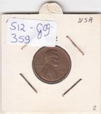 S12-G09-0359 Verenigde Staten 1 cent 1972  KM# 201 VF Lincol, Postzegels en Munten, Munten | Amerika, Losse munt, Verzenden, Noord-Amerika