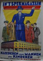 Poster; In`t spekmagazijn. Antwerpen 1931., Ophalen of Verzenden, A1 t/m A3, Film en Tv