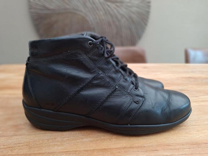 Fijne hoge veterschoen Durea, maat 38.5, Kleding | Dames, Schoenen, Zo goed als nieuw, Overige typen, Zwart, Ophalen of Verzenden