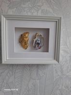 Handgemaakte Oesterschelpen met Delftsblauw Klompje, Ophalen of Verzenden, Nieuw