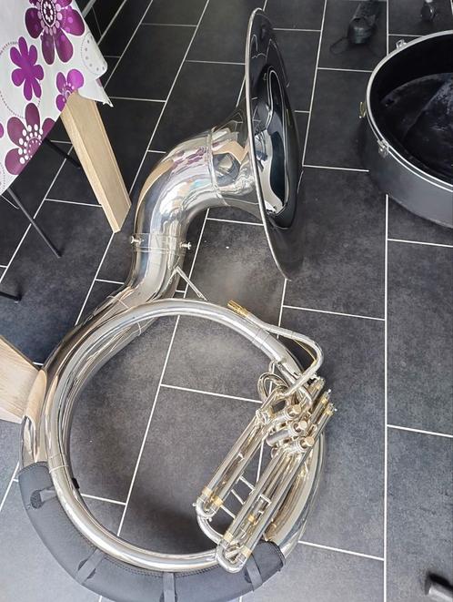 Besson Sousafoon made in England, serienummer: BE 798 901507, Muziek en Instrumenten, Blaasinstrumenten | Tuba's, Gebruikt, Bes-tuba