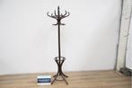 Vintage Zwart Houten Kapstok in Thonet-Stijl, Huis en Inrichting, Woonaccessoires | Kapstokken, Ophalen of Verzenden, Niet ingevuld
