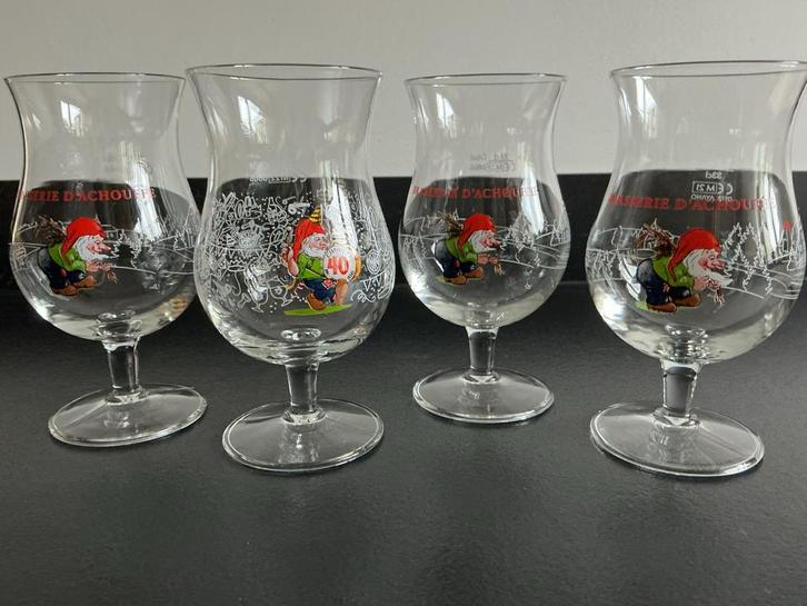 La Chouffe Bierglazen - 7 stuks, Verzamelen, Biermerken, Gebruikt, Glas of Glazen, Overige merken, Ophalen of Verzenden