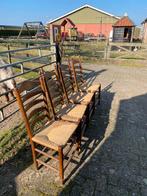 4 Brocante stoelen uit Frankrijk (Casa Gitane stijl), Antiek en Kunst, Curiosa en Brocante, Ophalen