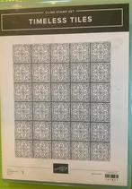 Timeless Tiles Stempel Stampin Up NIEUW, Hobby en Vrije tijd, Stempelen, Ophalen of Verzenden, Nieuw, Clearstamp