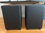 2 Zwarte Satelliet Barkrukken - 64cm, Ophalen, Gebruikt, Vierkant, Minder dan 50 cm