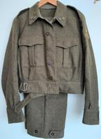 Militair KL pak: jasje met broek, Ophalen of Verzenden, Landmacht, Nederland, Kleding of Schoenen