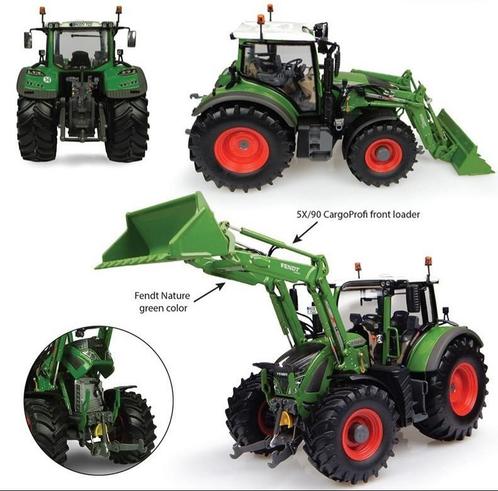 Fendt 722 Vario met 5X90 CargoProfi Voorlader, Hobby en Vrije tijd, Modelauto's | 1:32, Nieuw, Tractor of Landbouw, Universal Hobbies