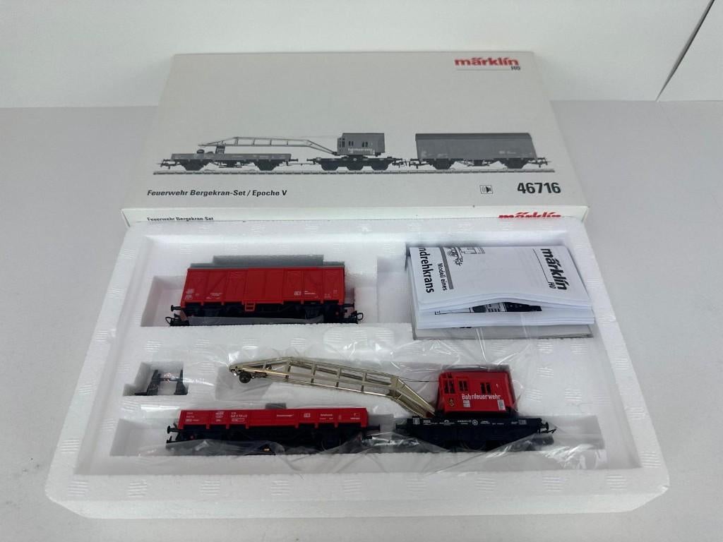 Marklin 46716 - Kraanwagen type Krupp Ardelt Kran - Nieuw!, Wisselstroom, -, -, Ophalen of Verzenden