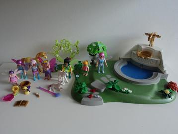 Playmobil, 7 feeën, 3 eenhoorns, elventuin 4008 70529 veel beschikbaar voor biedingen