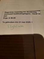 Wellness entree Elysium (totaal prijs voor 2 pers), Twee personen