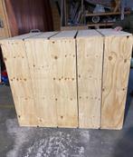 4x handgemaakte transport kisten, Doe-het-zelf en Verbouw, Hout en Planken, Ophalen, Nieuw, 50 mm of meer, Balk