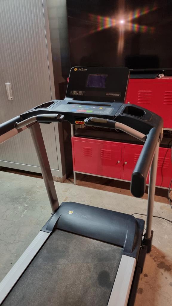 LifeSpan TR5500i Loopband - Topconditie!, Sport en Fitness, Fitnessapparatuur, Gebruikt, Loopband, Benen, Buik, Rug, Metaal, Ophalen