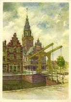 De Waag - Alkmaar - kinderbriefkaart - 1954 gelopen, 1940 tot 1960, Gelopen, Noord-Holland, Ophalen of Verzenden