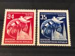 DDR Mi 320-321 1952 postfris, Verzenden, DDR, Postfris