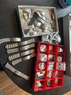Partij vintage Seiko horloge onderdelen, Ophalen of Verzenden, Gebruikt, Staal, Seiko