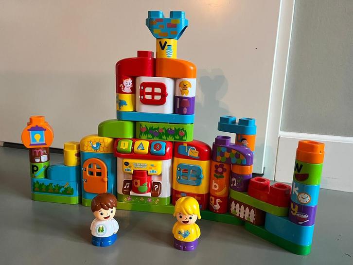 V-Tech Bla Bla blocks speelhuis, Kinderen en Baby's, Speelgoed | Vtech, Zo goed als nieuw, 2 tot 4 jaar, Ophalen of Verzenden
