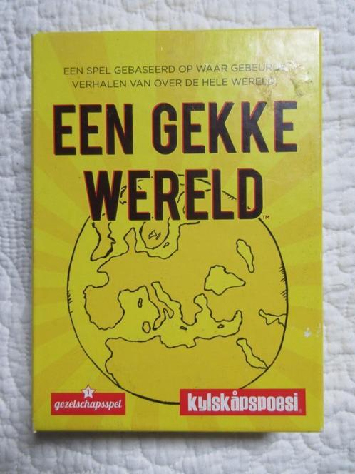 Een gekke wereld, Hobby en Vrije tijd, Gezelschapsspellen | Overige, Gebruikt, Een of twee spelers, Drie of vier spelers, Vijf spelers of meer