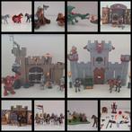 7 Playmobil ridder sets 5168, 5670, 6697, 6038, 5637, 6003,, Complete set, Gebruikt, Ophalen of Verzenden