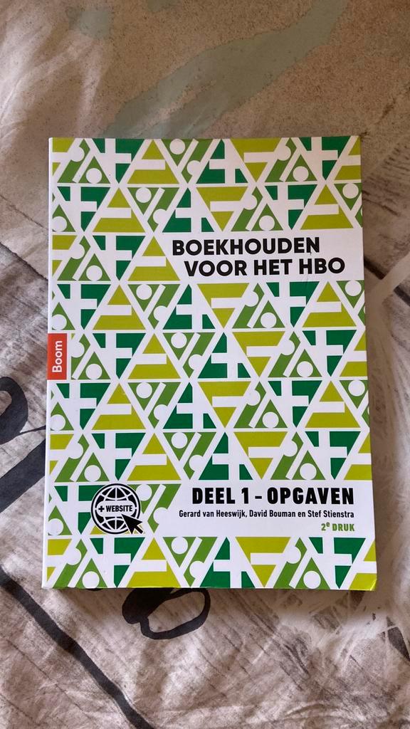 Boekhouden voor het hbo deel 1. Theorie & Opgavenboek, Boeken, Schoolboeken, Zo goed als nieuw, Nederlands, Overige niveaus, Ophalen of Verzenden
