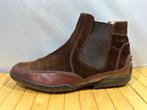 Van Bommel, maat 40,5 bruine Chelsea boots, Bruin, Verzenden, Boots, Zo goed als nieuw