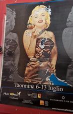 Marilyn Monroe poster italië taromina festival, Verzamelen, Film en Tv, Gebruikt, Ophalen of Verzenden, Film, Poster