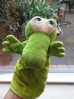 Handpop Krokodil merk HABA zacht velours meet ca 26 cm, Ophalen of Verzenden, Zo goed als nieuw, Overige typen