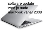 Software update voor alle u oude macbook vanaf 2008, Computers en Software, Apple Macbooks, Nieuw, Ophalen of Verzenden, 13 inch