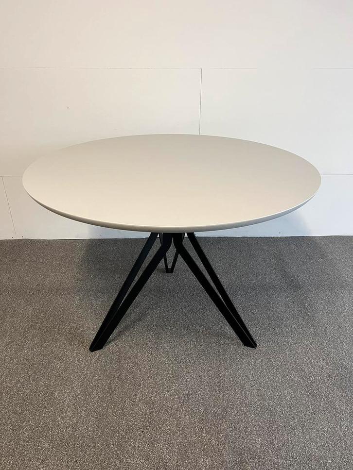 Ronde eettafel Fenix Grigio Efeso 115cm, Huis en Inrichting, Tafels | Eettafels, Nieuw, 100 tot 150 cm, 100 tot 150 cm, Vier personen