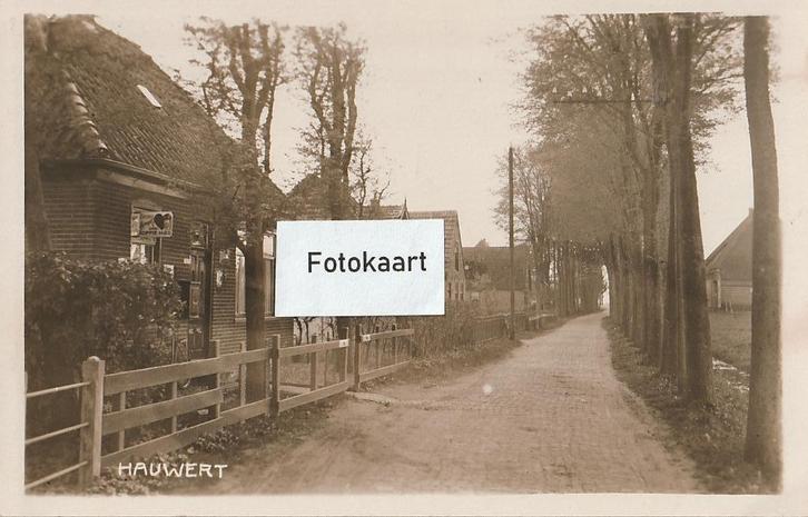Fotokaart Hauwert, Verzamelen, Ansichtkaarten | Nederland, Gelopen, Noord-Holland, 1920 tot 1940, Ophalen of Verzenden