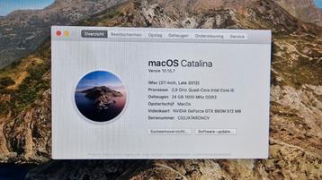 iMac Late 2012 - 24GB RAM, 500GB SSD beschikbaar voor biedingen