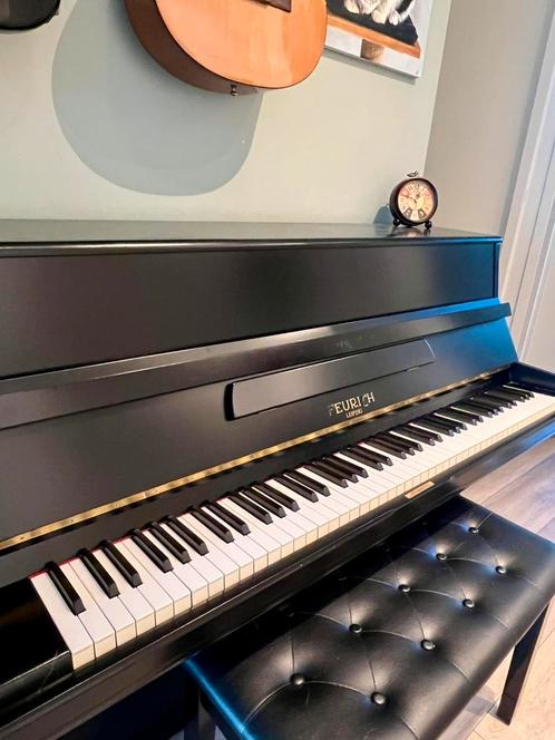 Feurich lepizig Zwart Piano / Black Upright Piano, Muziek en Instrumenten, Piano's, Zo goed als nieuw, Zwart, Ophalen of Verzenden