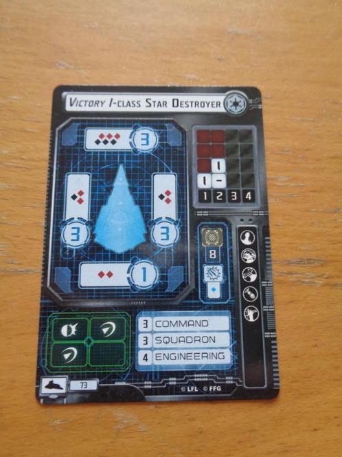 star wars armada kaartje voor victory-1, Hobby en Vrije tijd, Wargaming, Zo goed als nieuw, Overige soorten, Toebehoren, Ophalen of Verzenden