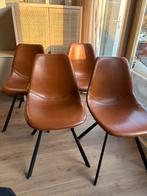 4 Dutchbone eetkamer kuipstoelen, Huis en Inrichting, Stoelen, Ophalen, Zo goed als nieuw, Leer, Vier