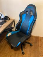 AKRacing gaming chair zwart blauw, Gebruikt, Bureaustoel, Gaming bureaustoel, Zwart