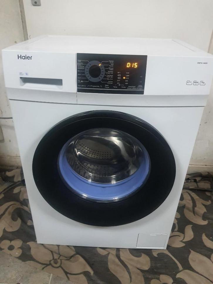 A+++ Haier wasmachine 1400 RPM 7KG Werkt super 2.5 jaar oud, Witgoed en Apparatuur, Wasmachines, Zo goed als nieuw, Voorlader