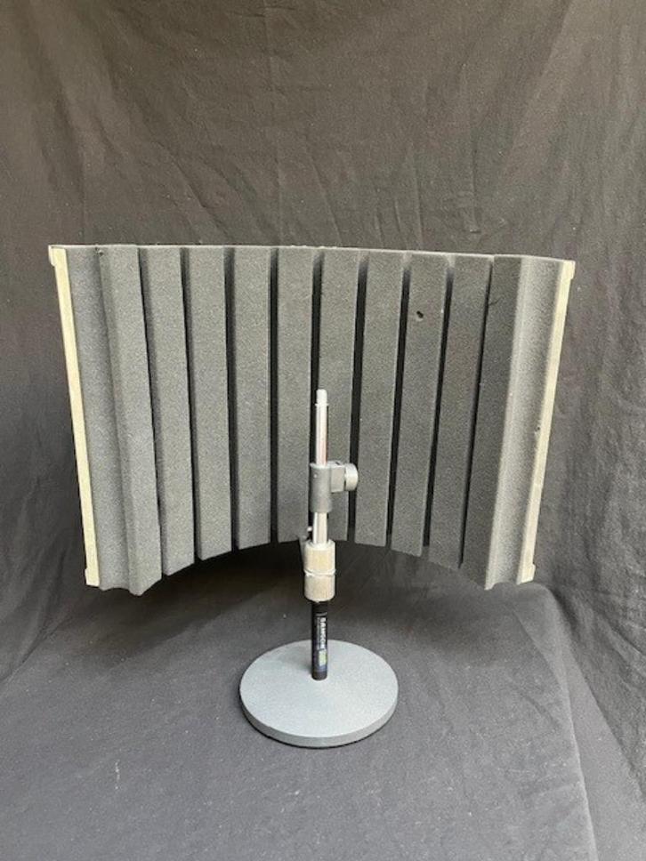 Microfoon tafel standaard met dempingscherm, Muziek en Instrumenten, Standaards, Gebruikt, Microfoon, Ophalen
