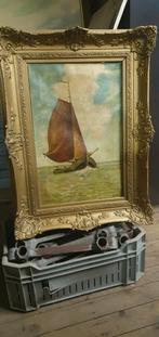 Zeilschip gesigneerd, Ophalen of Verzenden, Schilderij, Minder dan 50 cm