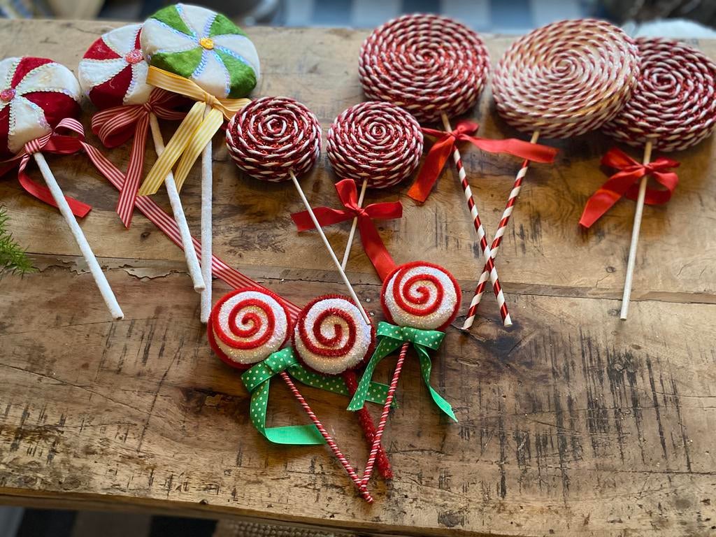 Superleuke, decoratieve  lolly’s ( foodtruck, kraam, kerst)., Ophalen of Verzenden, Zo goed als nieuw
