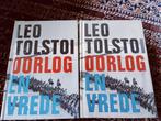 oorlog en vrede Leo Tolstoi Oorlog en vrede 2 delen, Boeken, Literatuur, Gelezen, Leo Tolstoi, Ophalen of Verzenden