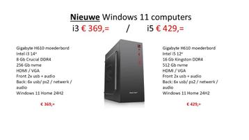 Windows 11 pc NIEUW beschikbaar voor biedingen