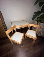 Kinderset tafel + 2 stoeltjes, Ophalen of Verzenden, Zo goed als nieuw, Tafel(s) en Stoel(en)