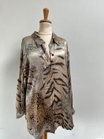 Marina Rinaldi zijden blouse 46, Kleding | Dames, Verzenden, Zo goed als nieuw, Maat 46/48 (XL) of groter