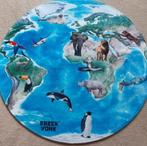 Freek Vonk Reis om de Wereld Tapijt, 100 tot 150 cm, Blauw, Rond, Ophalen of Verzenden