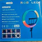 RGB LED Ringlamp LJJ-45, Ophalen of Verzenden, Nieuw, Lamp of Flitsset