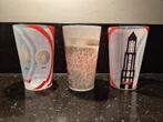 FC Utrecht Stadion Drinkbekers (Meerdere), Huis en Inrichting, Glas of Glazen, Gebruikt, Ophalen of Verzenden, Glas