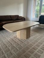 Marmer Travertin salontafel, Huis en Inrichting, Tafels | Salontafels, Overige materialen, 100 tot 150 cm, Zo goed als nieuw, Minder dan 50 cm